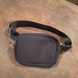 Black Sling Over Bag